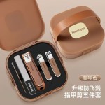 跨境便携防飞溅指甲刀套装指甲剪美甲工具全套指甲钳高质量批发