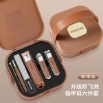 跨境便携防飞溅指甲刀套装指甲剪美甲工具全套指甲钳高质量批发
