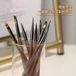 美甲笔刷套装扫扫笔渐变甲油胶笔刷光疗手绘工具彩绘晕染指甲刷子