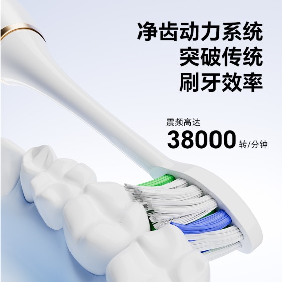 家用智能电动牙刷成人情侣款软毛声波扫振牙刷批发充电款清洁牙刷