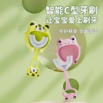 儿童U型宝宝牙刷u形婴幼儿2-12岁小孩软毛软胶口含清洁刷牙齿批发