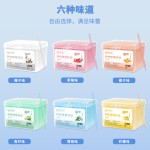 1100支水果味塑料牙签一次性鱼骨牙缝刷双头剔厂家批水果味牙线棒