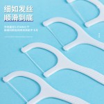 盒装牙线棒50支 家用口腔清洁便携塑料牙线