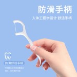金护牙线棒家用食品级牙线 一次性独立包装100支装家庭袋装设计