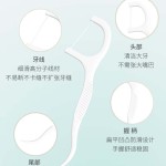 酒店餐饮一次性牙线棒广告宣传牙线定制logo便携式牙线独立包装