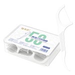 金护牙线50支盒装一次性剔牙签 定制家用口腔医院牙科礼品牙线棒