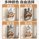 免钉贴锅盖架壁挂免打孔厨房置物架多功能家用收纳菜板放置砧板架