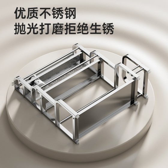 厨房多用途台面调料置物架厨房用品收纳整理多层调料架刀架筷筒