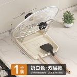 枪灰锅盖架厨房台面置物架家用锅铲架托多功能放锅盖沥水收纳神器