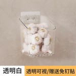 厨房葱姜蒜收纳筐置物架浴室吊篮挂篮卫生间墙上可视收纳篮收纳盒