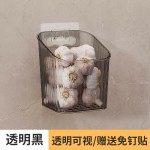 厨房葱姜蒜收纳筐置物架浴室吊篮挂篮卫生间墙上可视收纳篮收纳盒