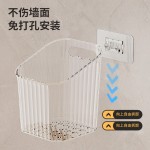 厨房葱姜蒜收纳筐置物架浴室吊篮挂篮卫生间墙上可视收纳篮收纳盒