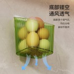 厨房葱姜蒜收纳筐置物架浴室吊篮挂篮卫生间墙上可视收纳篮收纳盒