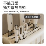 筷子收纳盒壁挂式免打孔厨房刀架置物架家用筷笼篓多功能一体筷筒