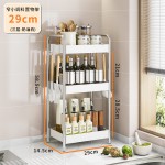不锈钢厨房调料架家用台面窄小调味品置物架多功能油盐酱醋收纳架