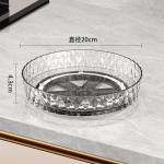 旋转置物架厨房台面多功能收纳转盘调味品收纳架客厅桌面储物托盘