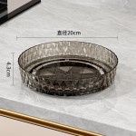 旋转置物架厨房台面多功能收纳转盘调味品收纳架客厅桌面储物托盘