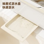 厂家直销厨房碗碟置物架带盖碗柜家用防尘餐具抽屉沥水置地收纳盒