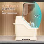 沥水架碗架厨房放碗筷收纳盒特大号台面塑料碗柜家用多功能置物箱