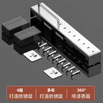 不锈钢刀架厨房刀具置物架免打孔多功能菜刀筷子收纳架壁挂刀架子