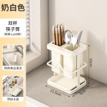 轻奢厨房刀架锅盖砧板菜刀多功能台面刀具餐具筷筒一体收纳置物架