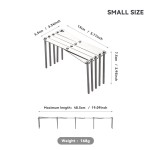 不锈钢伸缩折叠架侧放盘子锅盖收纳架可拆卸多用途餐厅厨房置物架