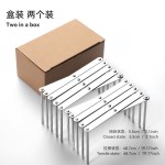 不锈钢伸缩折叠架侧放盘子锅盖收纳架可拆卸多用途餐厅厨房置物架