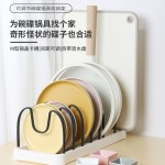 厨房置碗架可拆卸碗碟架收纳盘子餐具沥水收纳架多功能锅盖架子