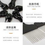 厂家跨境钢针插梳油头梳美发造型梳挑发梳宽齿叉梳尖尾理发梳子
