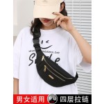 防水斜挎腰包女士单肩包多层时尚户外休闲跑步手机袋生意收钱包男