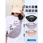 防水斜挎腰包女士单肩包多层时尚户外休闲跑步手机袋生意收钱包男