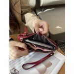 头层牛皮手拿包女士长款大容量手机包新款便携收纳拉链小手包钱包