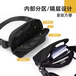 跨境时尚户外防水lulu腰包女高级感跑步斜挎运动多功能大容量胸包