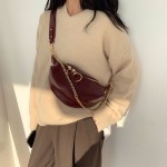 2026网红新款日常腰包女ins潮胸包单肩斜挎时尚休闲链条小包