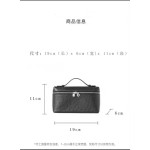 气质鸵鸟纹饭盒包女士2025春夏新款质感斜挎小包百搭手提单肩包