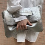 跨境专供 亚马逊 新款鳄鱼纹带套手拿包大容量文件袋收纳袋公文袋