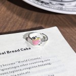 软萌甜系渐变珐琅苹果开口戒指女显白气质高级感学生时尚百搭指环