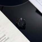 浪漫乐章甜酷五线谱音符情侣戒指轻奢高级感创意跨境时尚指环配饰
