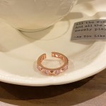 「玫契仙境」温柔暖调玫瑰金重工镶钻戒指女轻奢显贵设计感指环