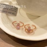 「玫契仙境」温柔暖调玫瑰金重工镶钻戒指女轻奢显贵设计感指环