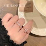 「玫契仙境」温柔暖调玫瑰金重工镶钻戒指女轻奢显贵设计感指环