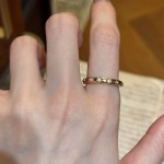 复古精致马蹄满钻指环时尚百搭镶嵌锆石女款戒指高级感叠戴素戒