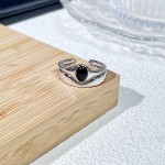 朋克暗黑风滴釉蜘蛛蝴蝶个性时尚戒指无性别风简约小众独特指环潮