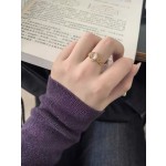 新中式白月光冰透仿玉髓戒指女轻奢小众高级感指环精致百搭潮手饰