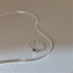 简约彩色笑脸戒指女欧美时尚个性设计感开口指环叠戴食指戒批发