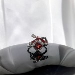 新款红色珐琅甜酷朋克ins冷淡风时尚小众设计精致高级感个性指环
