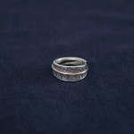 艺尚泰银瓦霍图腾手工戒指男女个性民族风原创设计泰银开口指环