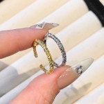 简约冷淡风肌理磨砂戒指女ins潮轻奢小众设计感时尚个性开口指环