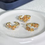 质感精致复古月桂女神轻奢指环女小众冷淡风桂花高级感百搭戒指潮
