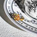 质感精致复古月桂女神轻奢指环女小众冷淡风桂花高级感百搭戒指潮